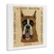 Stupell Industries Fun Boxer Pet Phrases Canvas Wall Art Design by Nancy Overton